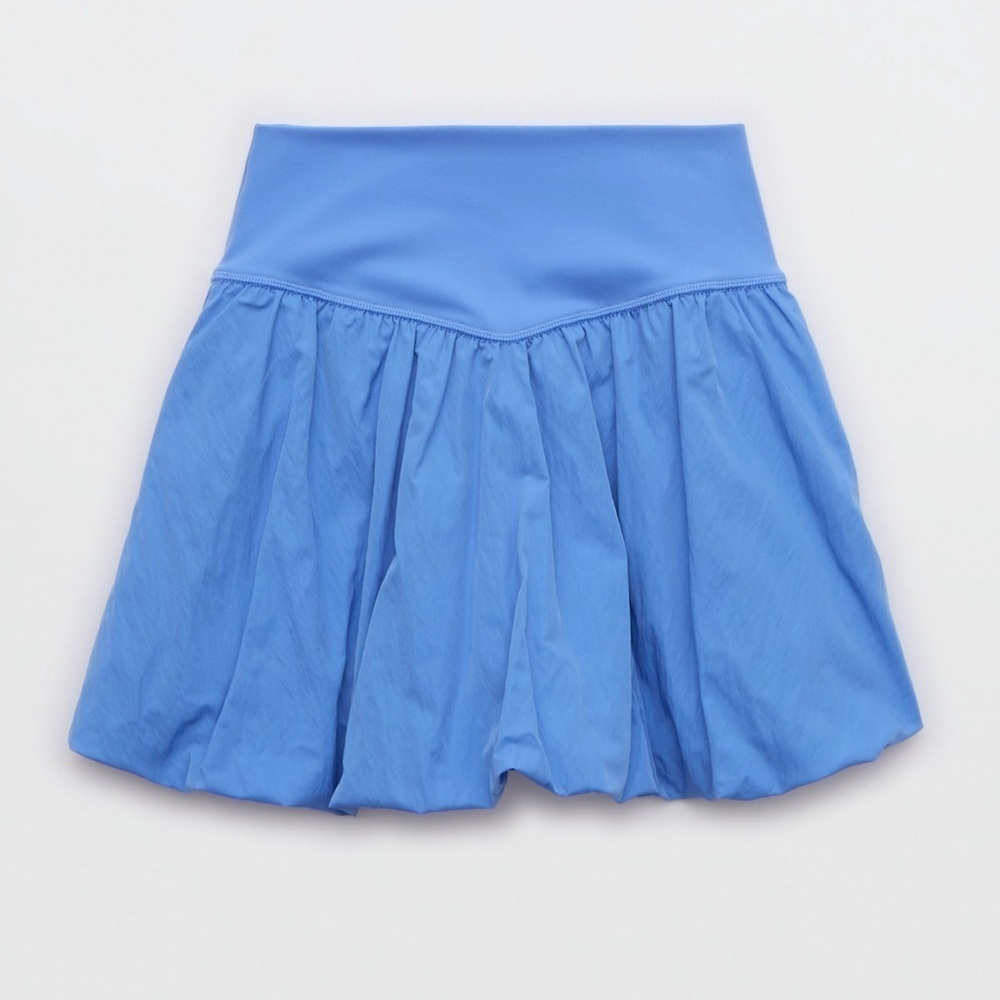 Offline by Aerie Real Me Bubble Skort in Laundry Blue